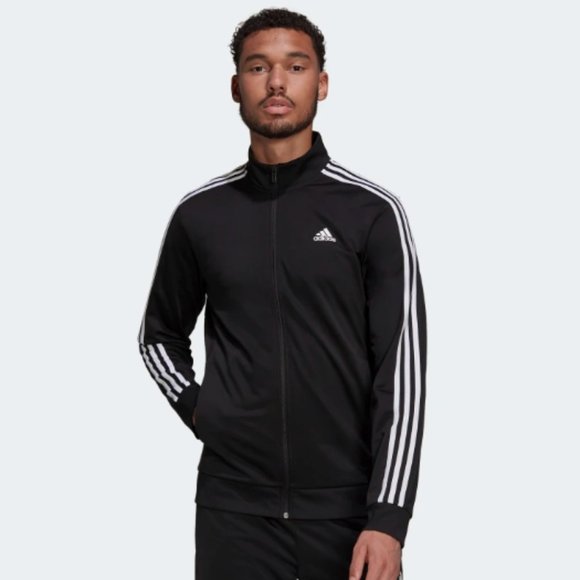 ADIDAS Essentials Black 3-Stripes Track Suit - Picture 5 of 16